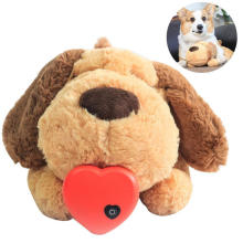 Puppy Accompany Aid Heartbeat Dog Plush Animal Toys
